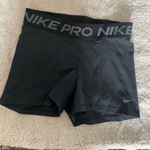 Nike pro spandex shorts